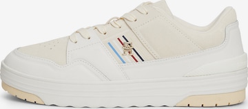 Baskets basses 'Global Stripe' TOMMY HILFIGER en beige : devant