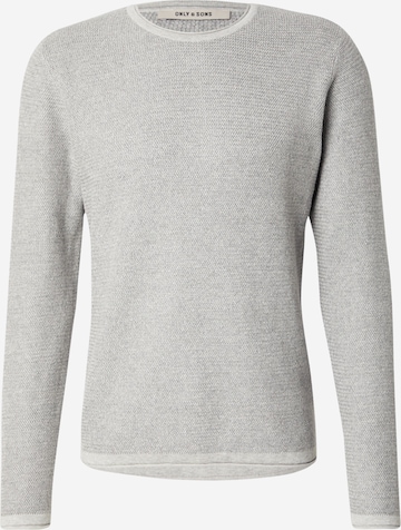 Pull-over 'ONSERIC' Only & Sons en gris : devant