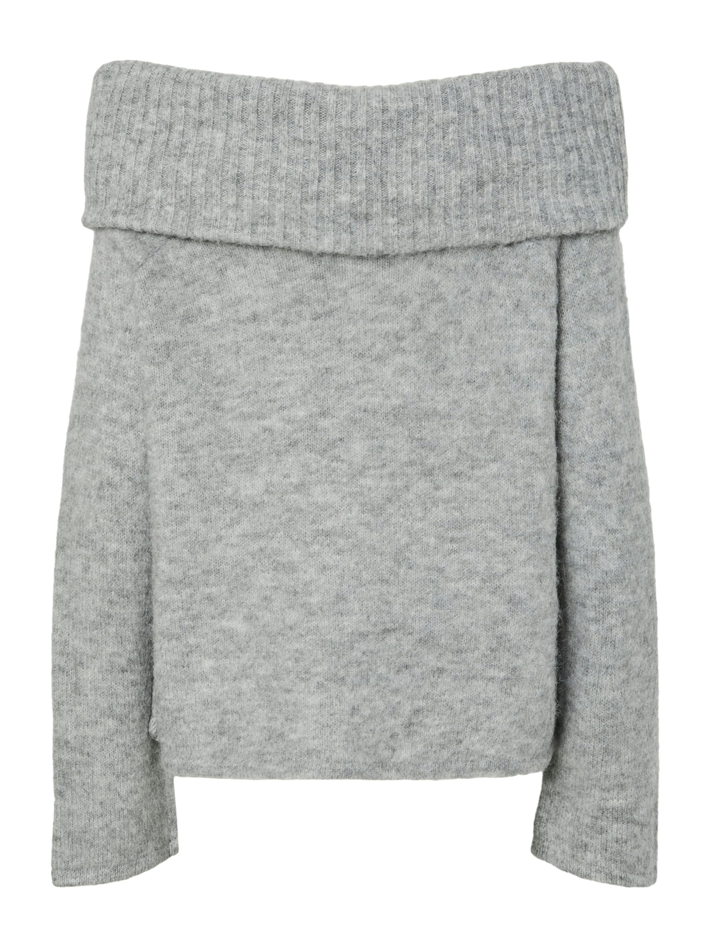 PIECES Свитер 'PCPAM' в Серый