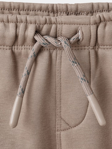 MANGO KIDS Дънки Tapered Leg Панталон в кафяво