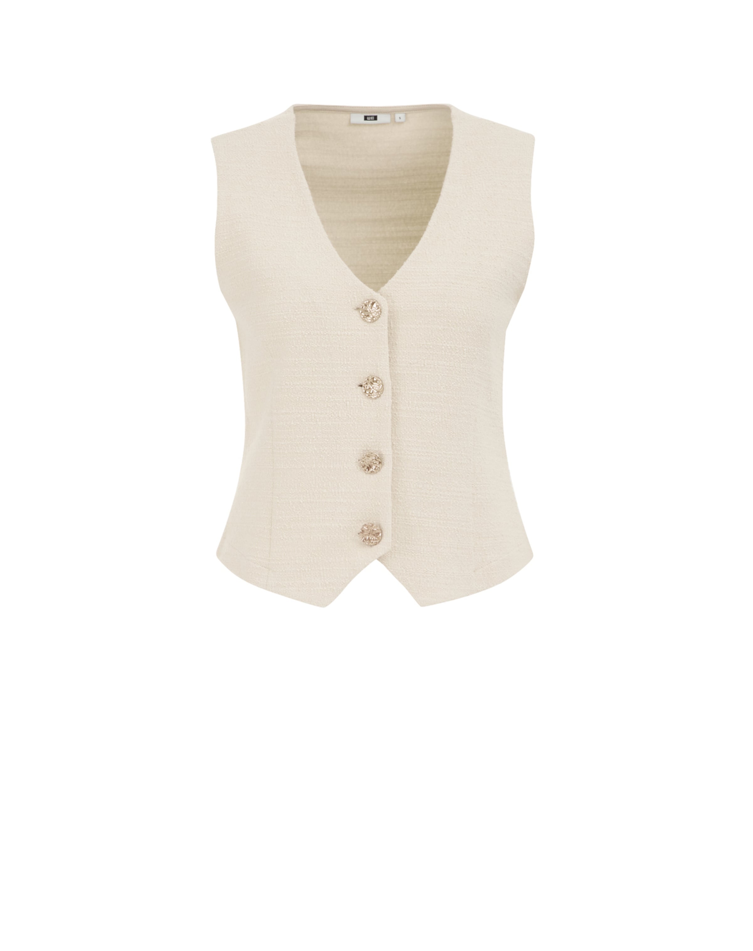 Gilet di WE Fashion in beige: frontale