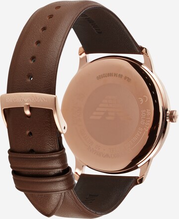 Emporio Armani Analog Watch in Brown