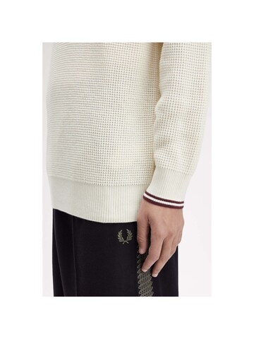 Fred Perry Sweater in White