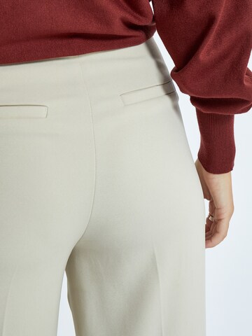 Wide Leg Pantalon à plis 'Livina' minus en beige