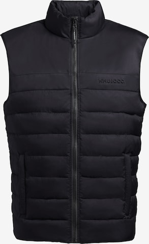 Gilet 'OWEM' khujo en noir : devant
