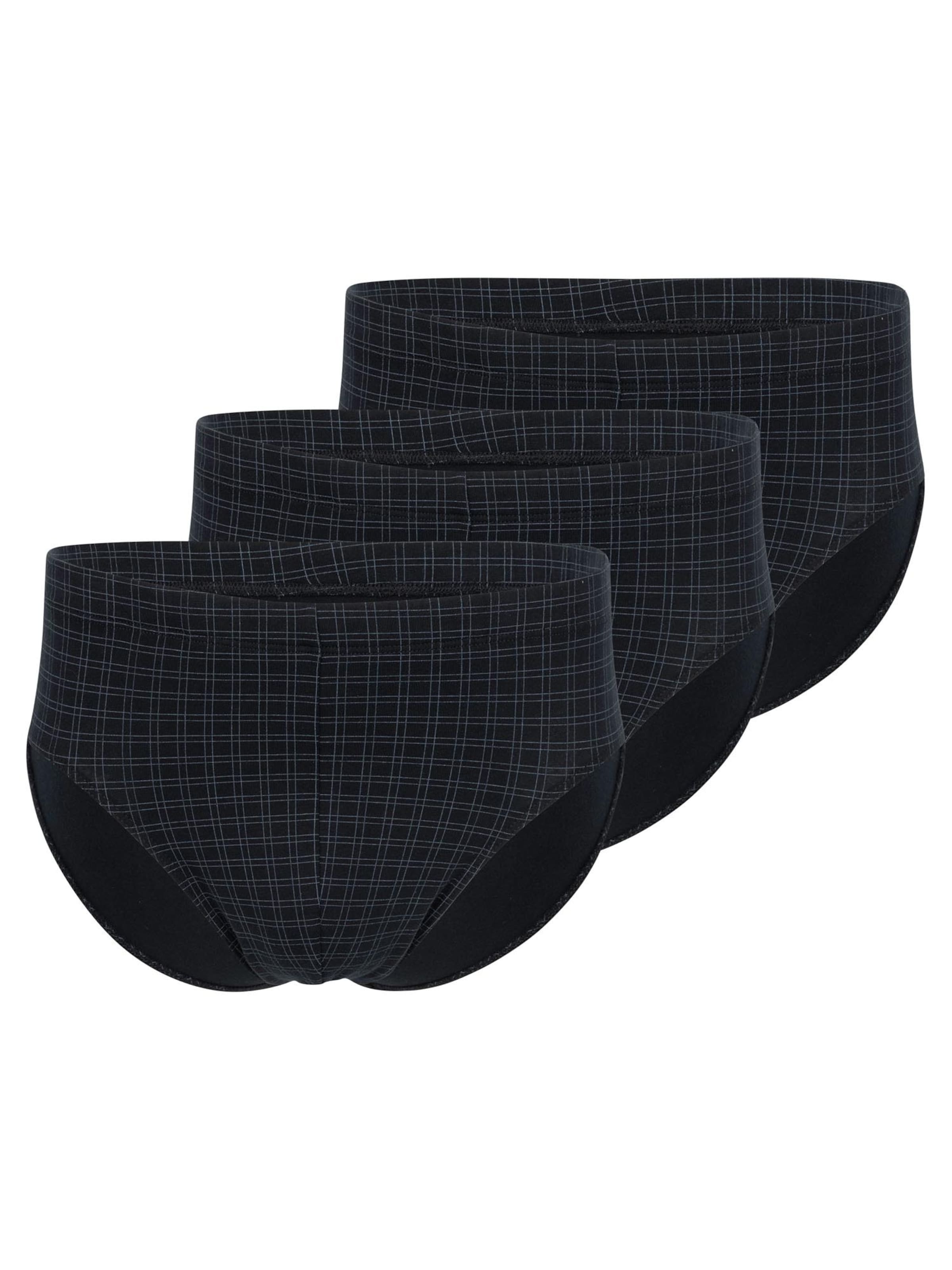 SCHIESSER Slip 'Cotton Casual Organic Cotton' in Black: front