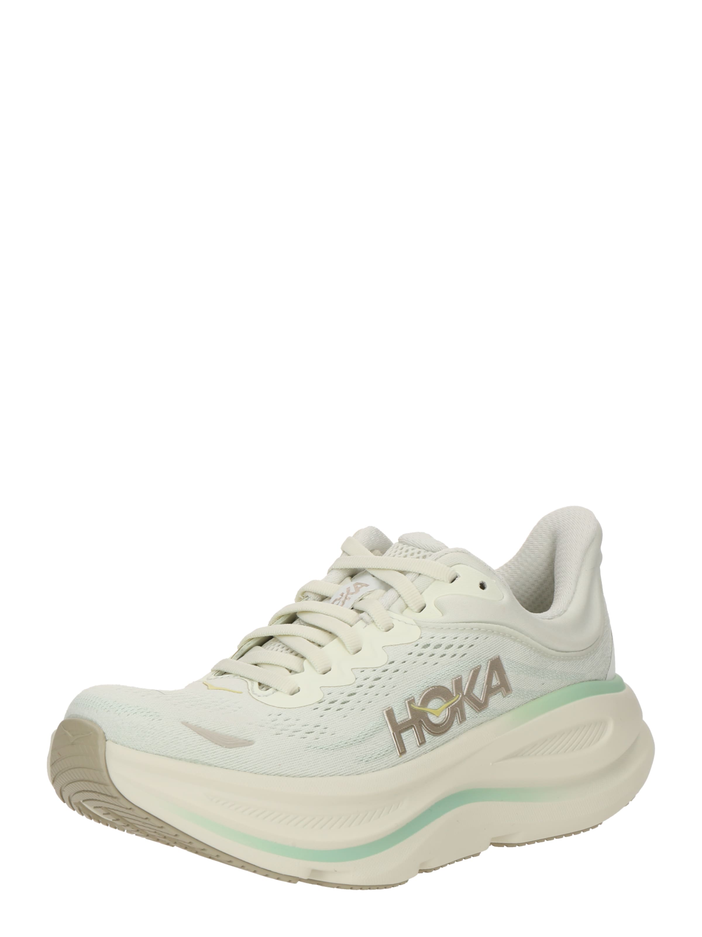 Sneaker de alergat 'Bondi 9' de la HOKA pe alb: față