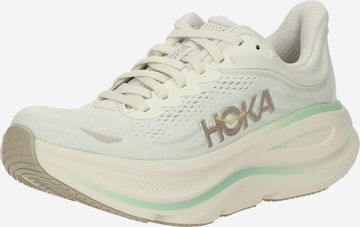 Chaussure de course 'Bondi 9' HOKA en blanc : devant