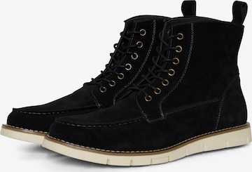 BLEND Lace-Up Boots in Black