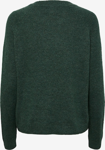 PIECES Пуловер 'Juliana' в зелено