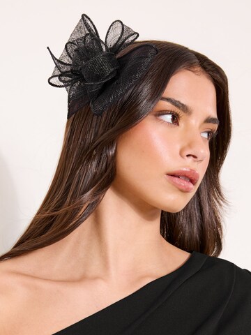 Ornement pour cheveux Lipsy en noir : devant
