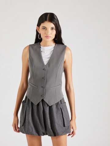 PIECES Suit vest 'PCBoxxy' in Grey: front