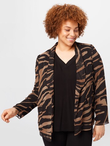 Blazer 'CIMA' di Persona by Marina Rinaldi in nero: frontale