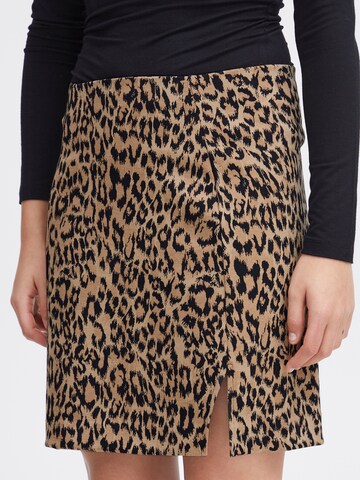 ICHI Skirt 'IHKATE' in Brown