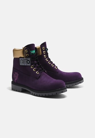 Boots stringati di TIMBERLAND in lilla