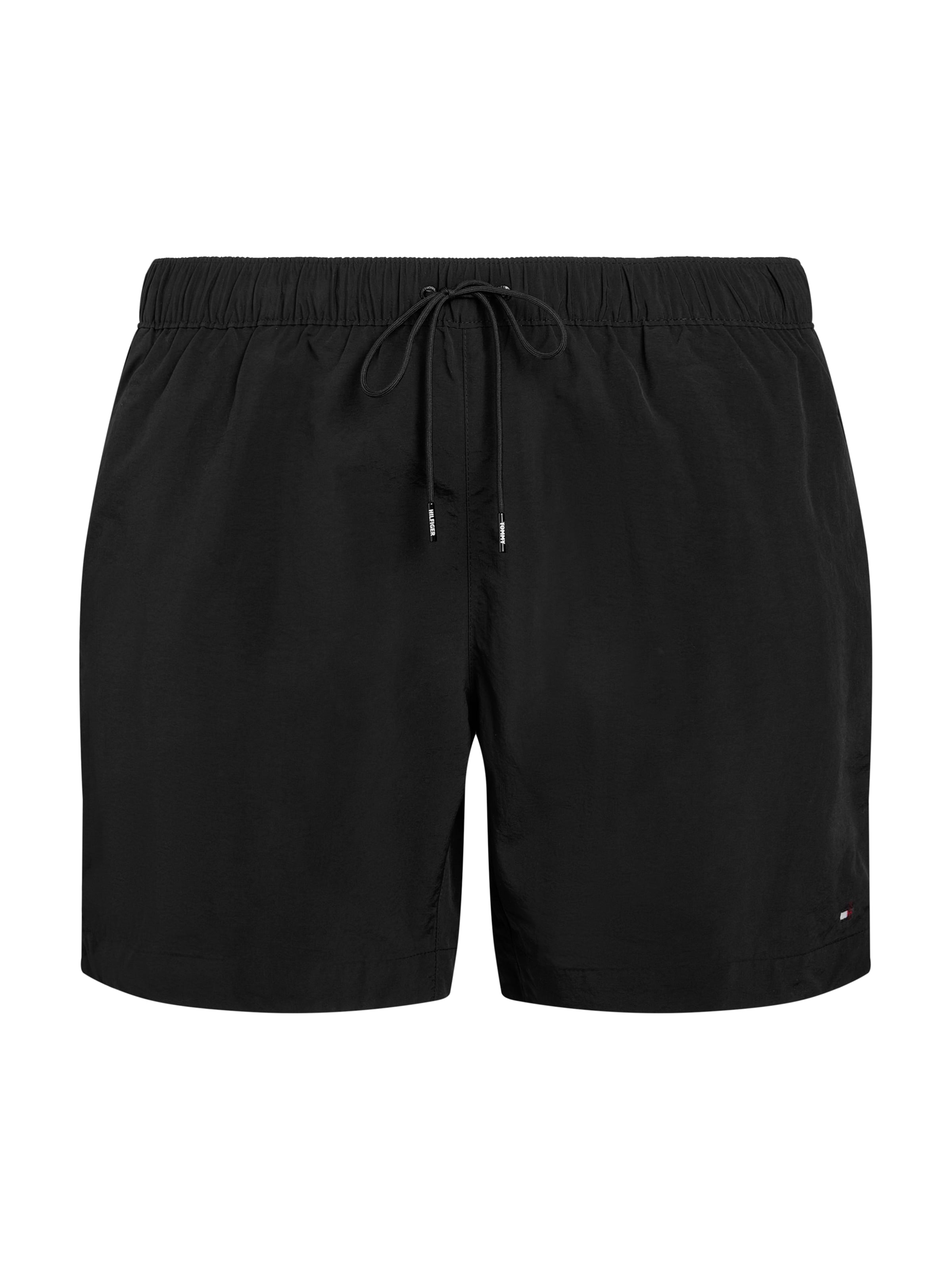 Tommy Hilfiger Swimwear Plus Zwemshorts in Zwart: voorkant