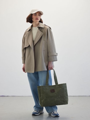 MANUKA Between-Seasons Coat in Brown
