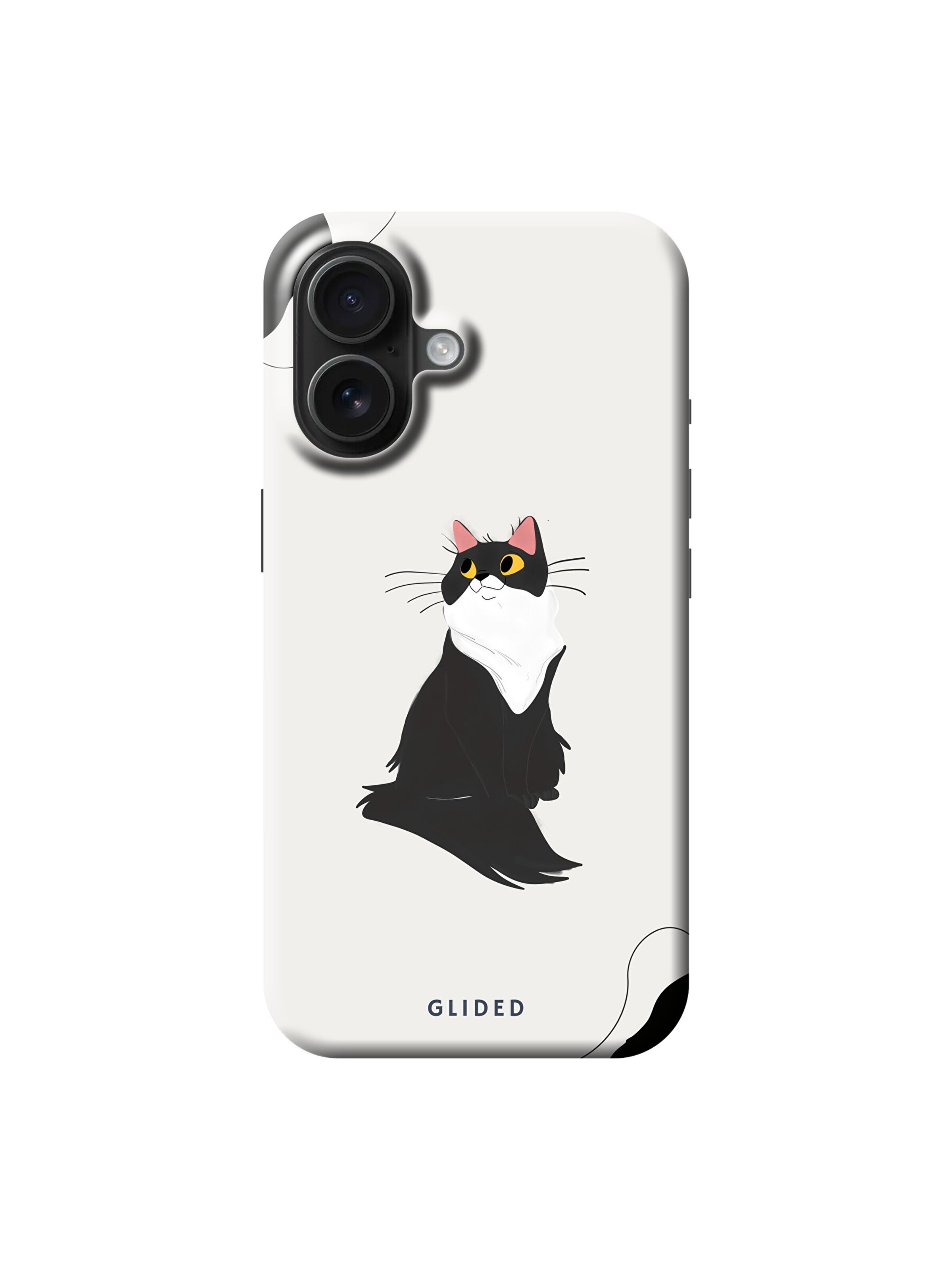 Glided Smartphone Case 'Fur Glided Handyhülle' in Black: front