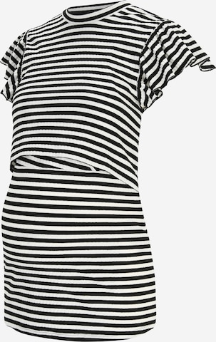 Only Maternity - Camiseta 'JADIE' en negro: frente