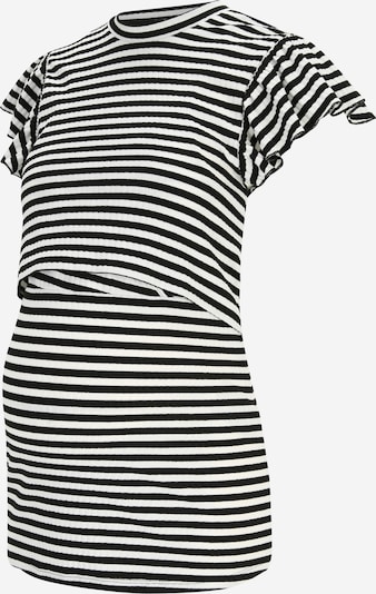 Only Maternity T-Shirt 'JADIE' in schwarz / weiß, Produktansicht