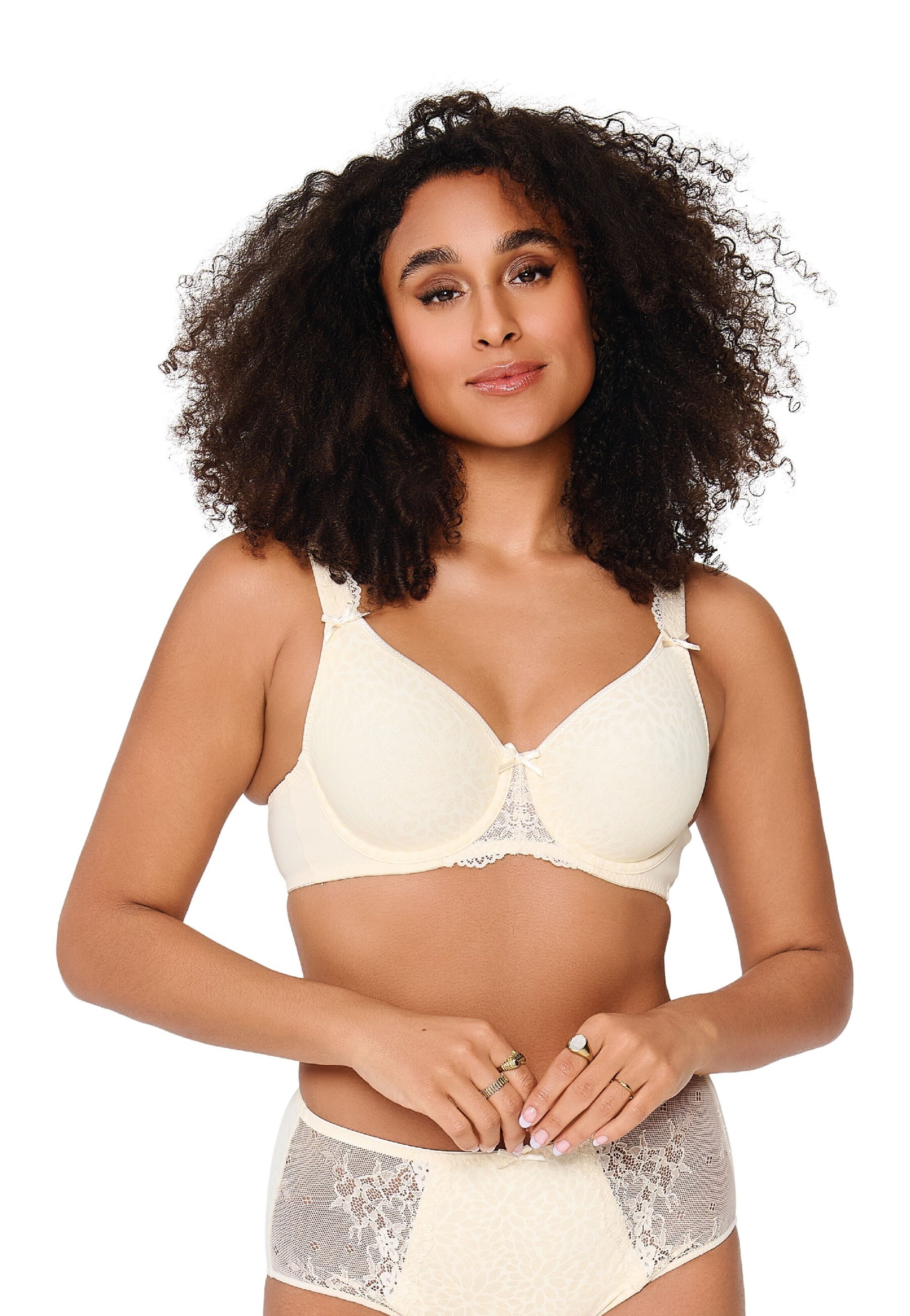 LingaDore T-shirt BH in Wit: voorkant