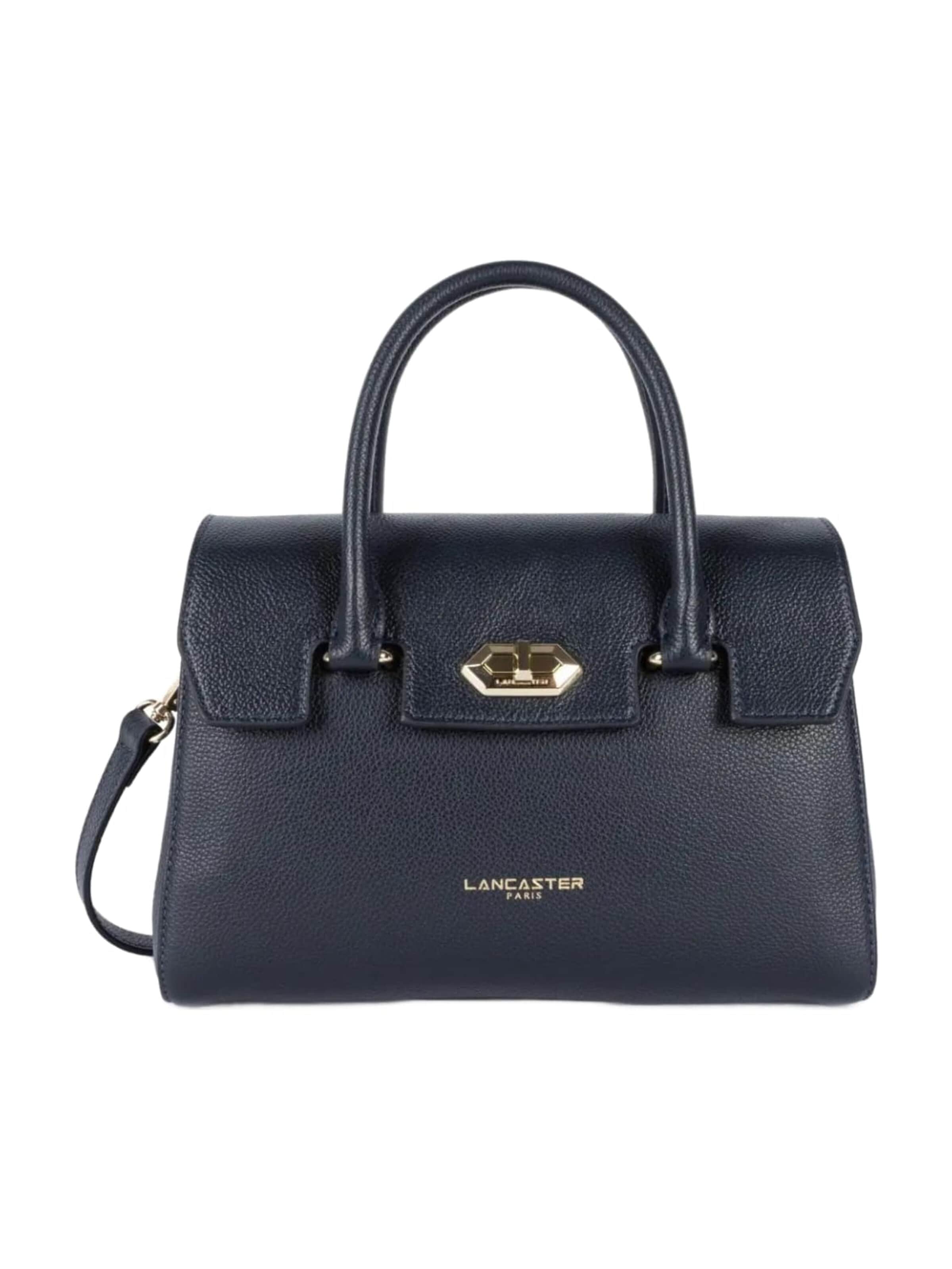 zils LANCASTER Paris Rokassomiņa 'Lancaster Sac Milano Cosmos S Bleu Foncé': no priekšpuses