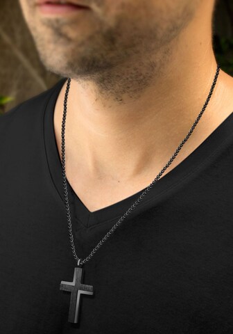 FIRETTI Kette in Schwarz: Vorderseite