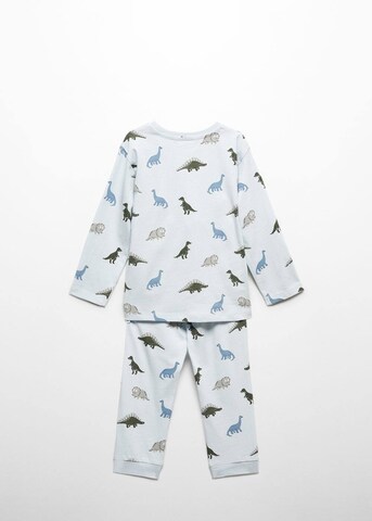 MANGO KIDS Pajamas 'Aopdinos' in Blue