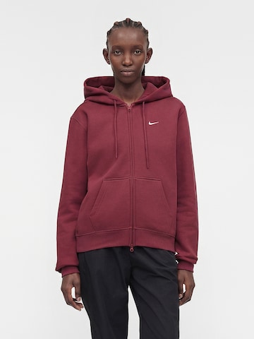 Nike Sportswear Sweatjacka 'Studio' i rosa: framsida