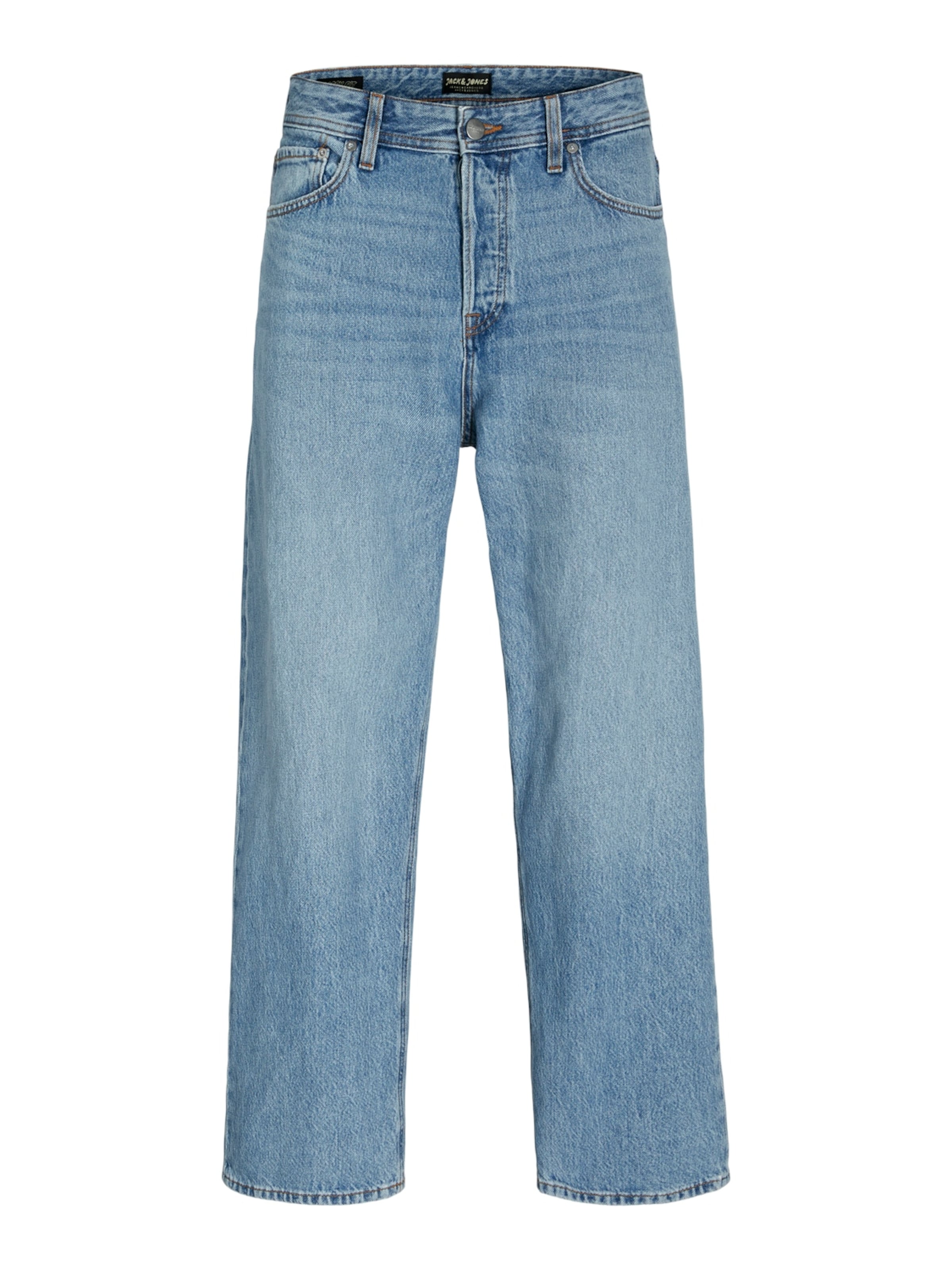 JACK & JONES Baggy Jeans 'JJAlex' in Blue: front