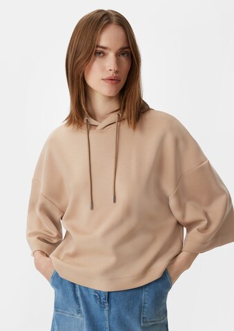 Sweat-shirt COMMA en marron : devant