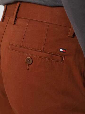 TOMMY HILFIGER Slim fit Chino Pants 'Denton' in Brown