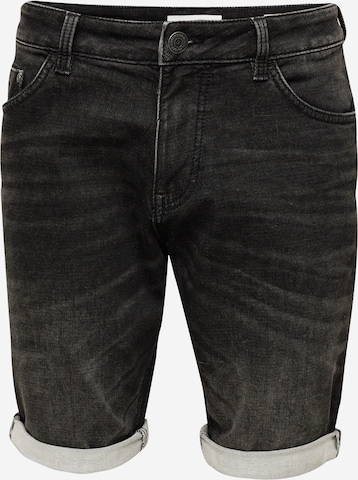 TOM TAILOR Shorts 'Josh' in Grau: predná strana