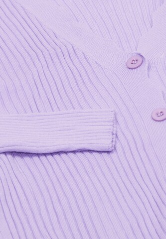 IPARO Knit Cardigan in Purple