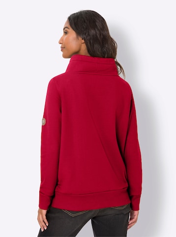 Sweat-shirt heine en rouge