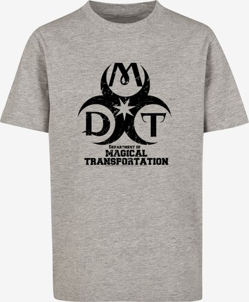 T-Shirt 'Harry Potter Department Of Magical Transportation' F4NT4STIC en gris : devant
