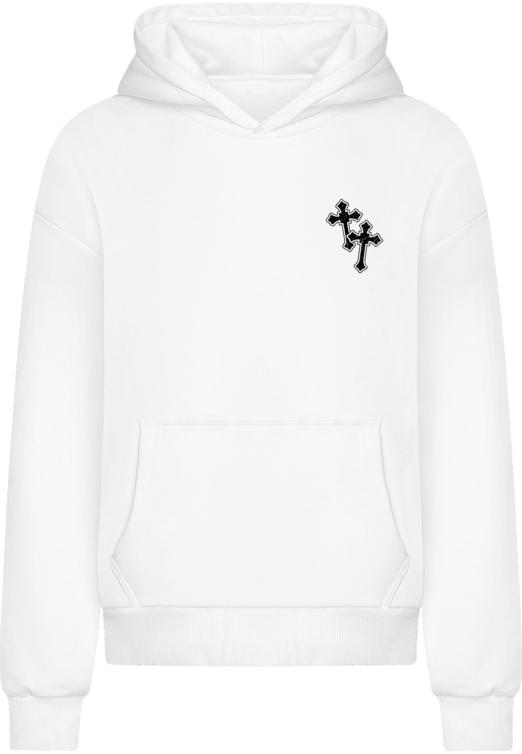 Sweat-shirt 'Believe In Strength' Mister Tee en blanc : devant