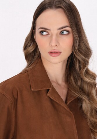 DreiMaster Vintage - Blusa en marrón