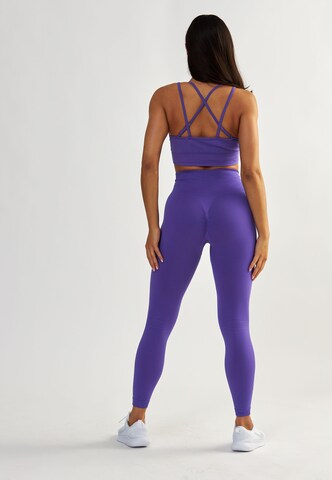 BeShaped Slim fit Sports trousers 'Opschieten' in Purple