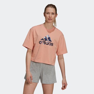 rozā ADIDAS SPORTSWEAR Sporta krekls 'You For You': no priekšpuses
