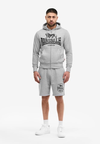 Lonsdale London Ζακέτα φούτερ 'Krafty' σε γκρι