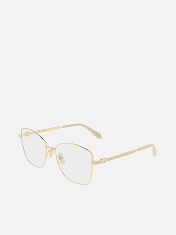 FERRAGAMO Sunglasses in Gold: front
