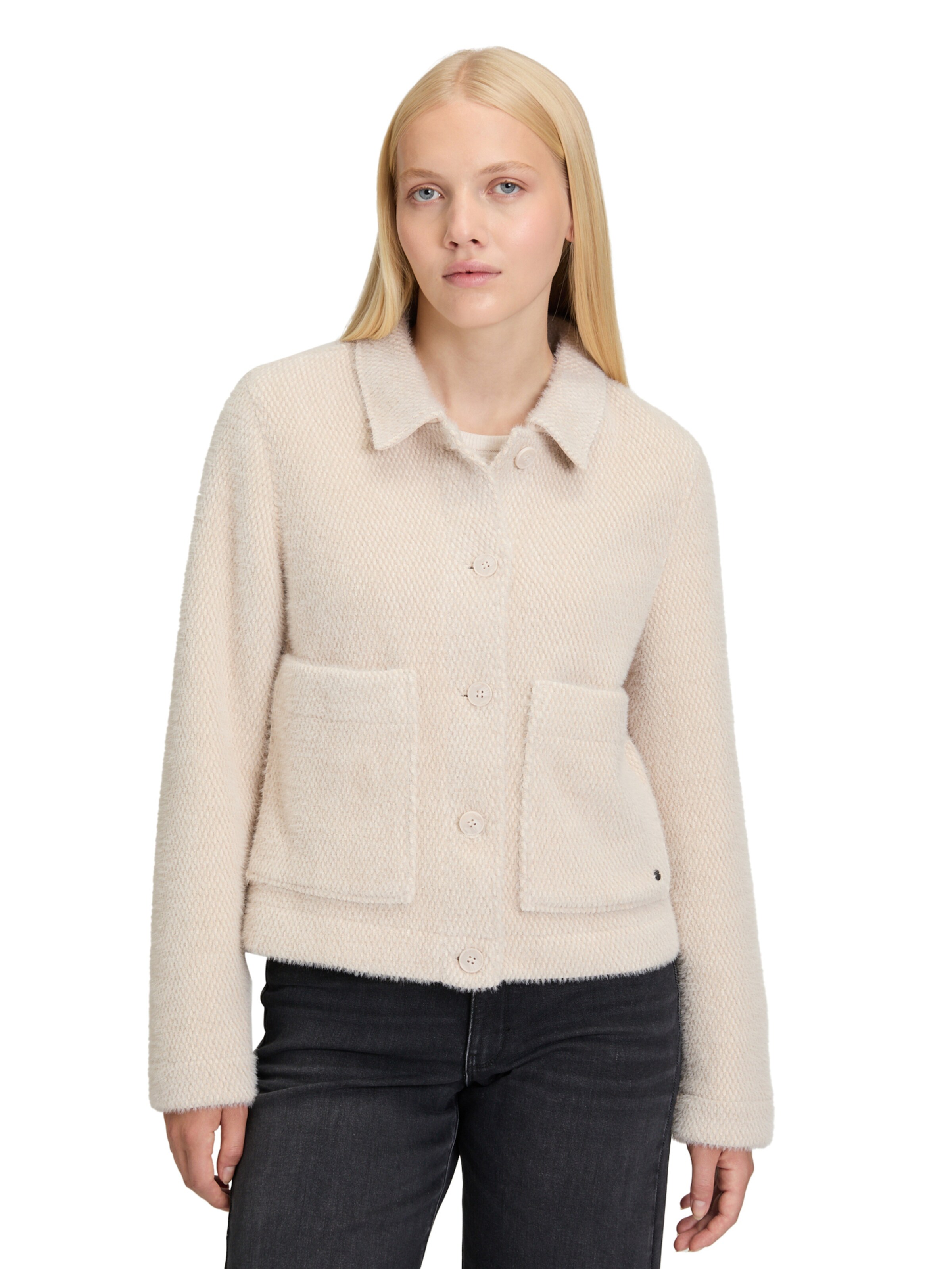 Giacca di mezza stagione di Betty & Co in beige: frontale