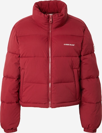 GUESS JEANS Talvitakki värissä punainen: etupuoli