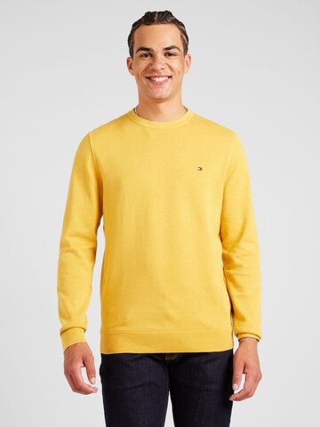 TOMMY HILFIGER Sweter w kolorze żółty: przód