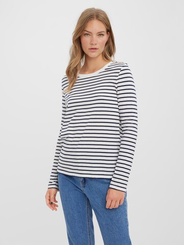 VERO MODA Shirt 'LEXIE APRIL' in Weiß: predná strana