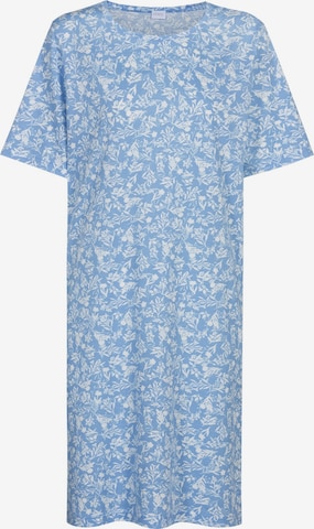 Mey Nachthemd 'Flower Meadow' in Blauw: voorkant