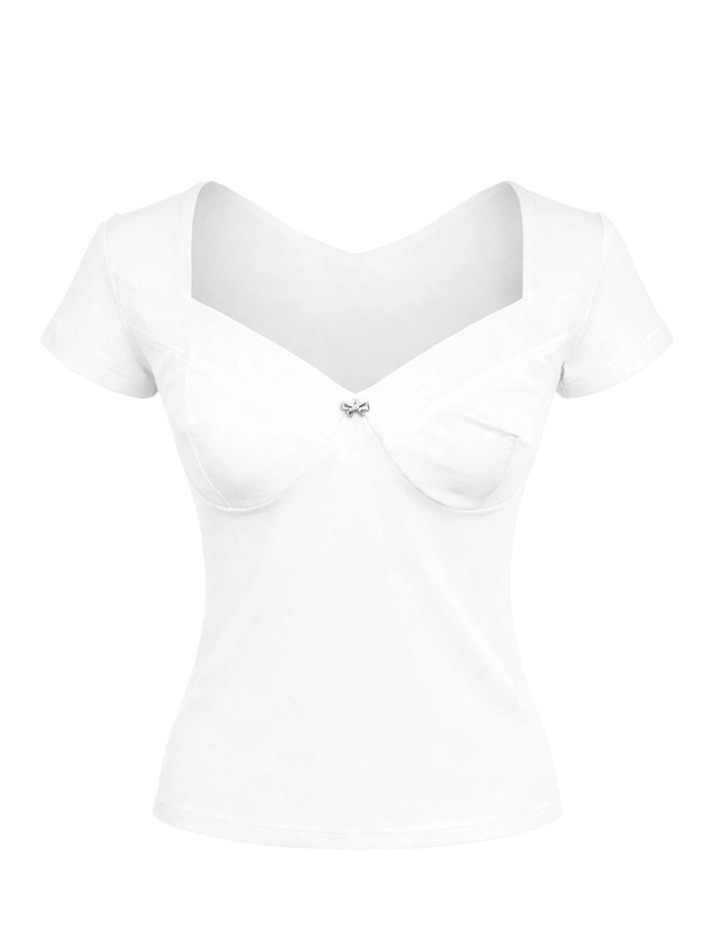 T-shirt REGINA FASHION en blanc : devant