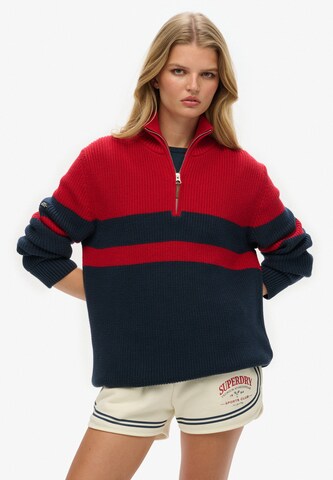 Pull-over Superdry en bleu : devant