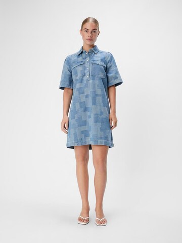 Robe-chemise OBJECT en bleu